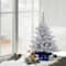 2 ft. Pre-Lit Table Top Artificial Christmas Tree In Blue Sac